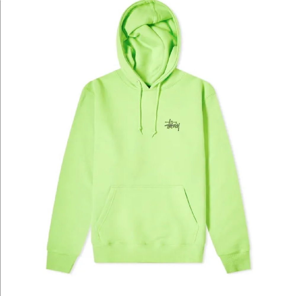 Stussy Lime Green Hoody